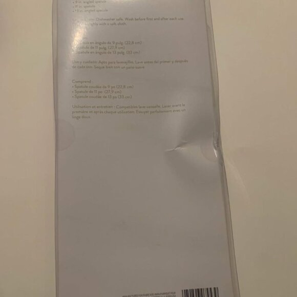 Wilton Navy Blue and Gold Icing Spatula Set - Spatula Set for Cake Decorating - Picture 4 of 4